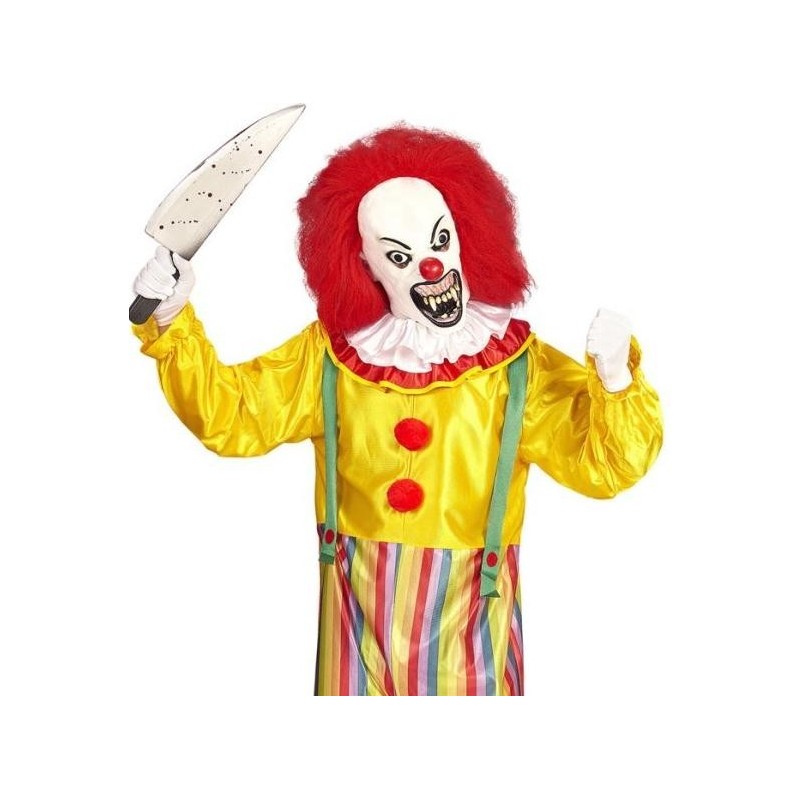 CARETA PAYASO ASESINO IT CON PELUCA