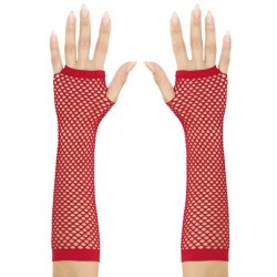 GUANTES ROJOS CALADOS