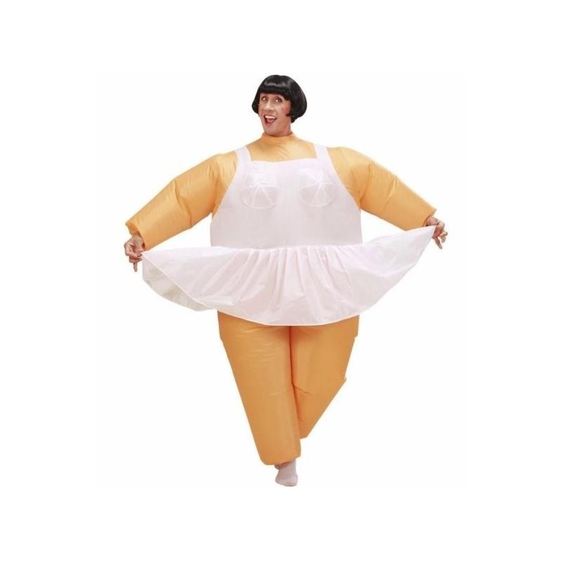DISFRAZ DE BAILARINA DRAG QUEEN HINCHABLE ADULTO