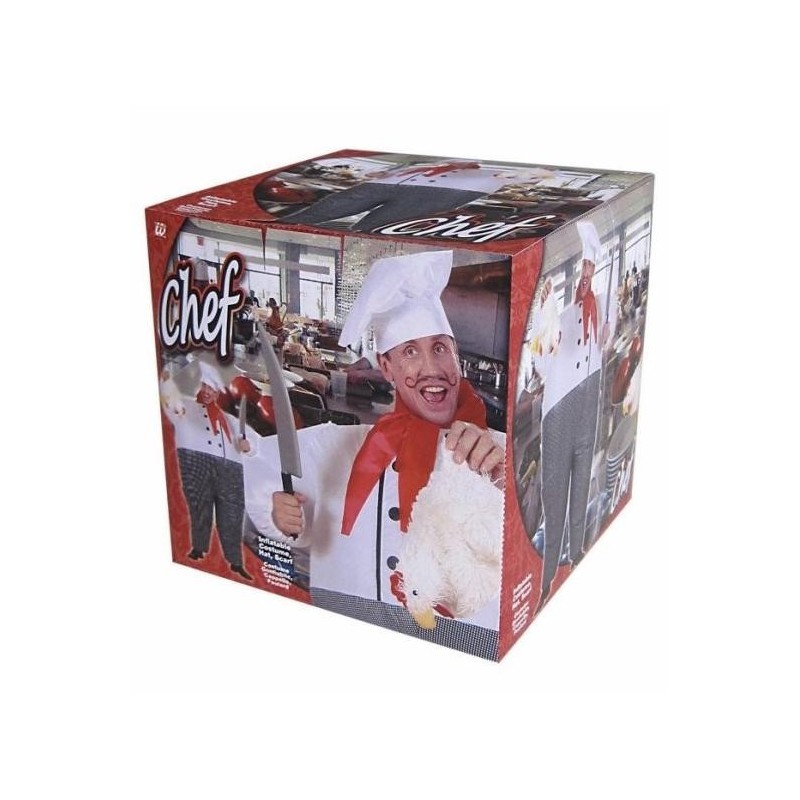 DISFRAZ DE COCINERO HINCHABLE ADULTO 