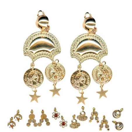 PENDIENTES DORADOS                               