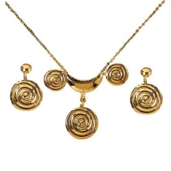 PENDIENTES Y COLLAR ROMANA  2