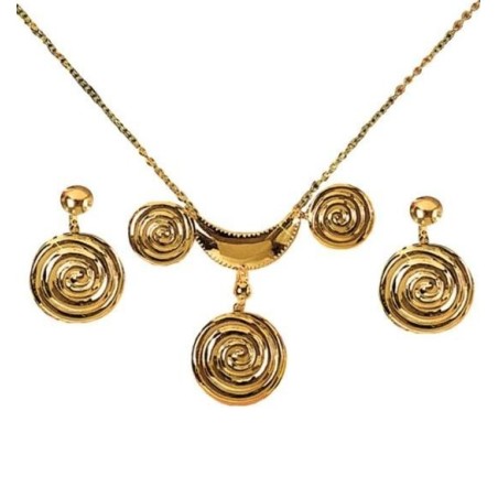 PENDIENTES Y COLLAR ROMANA 
