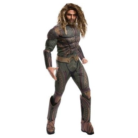 DISFRAZ DE AQUAMAN MUSCULOSO DELUXE ADULTO 