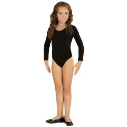 BODY / MAILLOT MANGA LARGA NEGRO INFANTIL 2