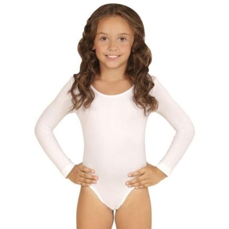 BODY / MAILLOT MANGA LARGA BLANCO INFANTIL