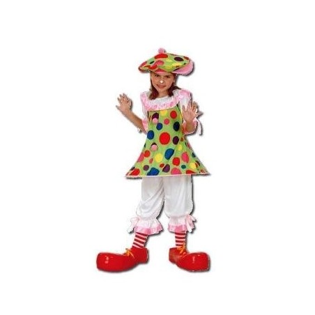 DISFRAZ DE PAYASA NIÑA