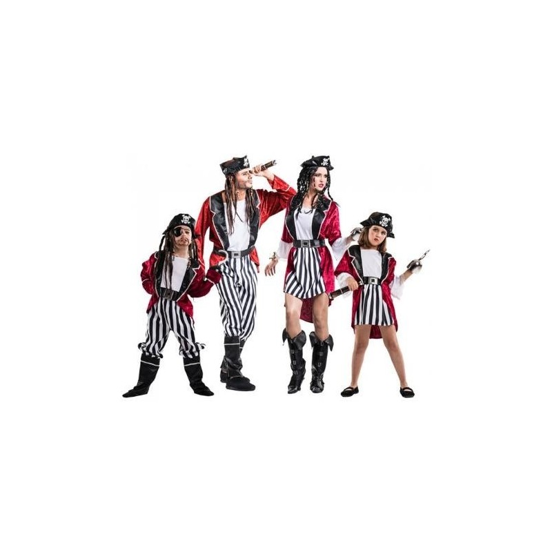 DISFRAZ DE PIRATESA INFANTIL