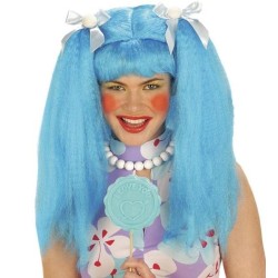 PELUCA CON COLETAS DE COLORES  2