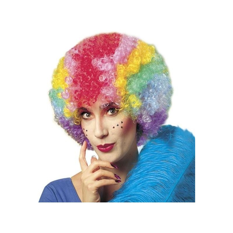 PELUCA PAYASO MULTICOLOR 