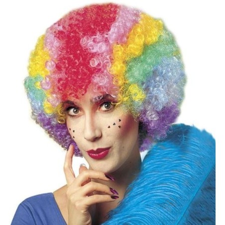 PELUCA PAYASO MULTICOLOR 