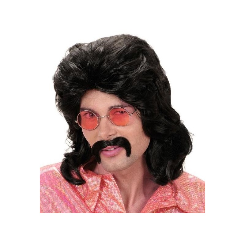 PELUCA Y BIGOTE HOMBRE AÑOS 70
