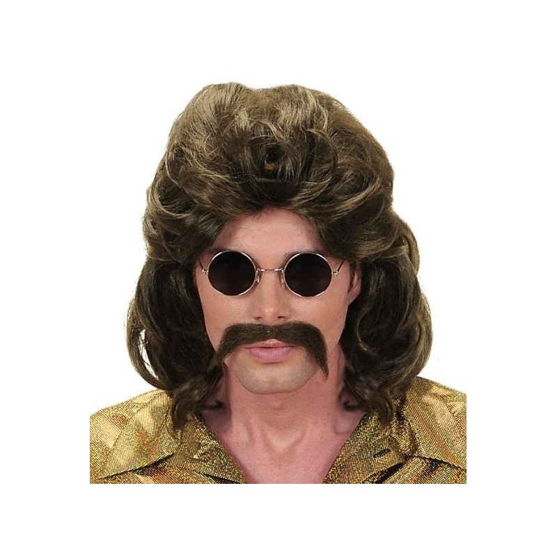 PELUCA Y BIGOTE HOMBRE AÑOS 70