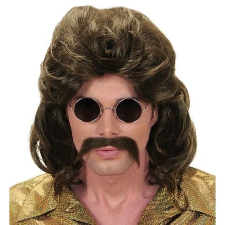 PELUCA Y BIGOTE HOMBRE AÑOS 70