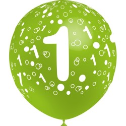 GLOBOS NÚMEROS CUMPLEAÑOS IMPRESOS  2