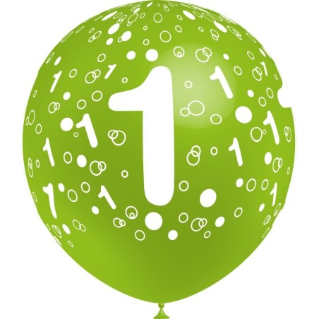GLOBOS NÚMEROS CUMPLEAÑOS IMPRESOS 