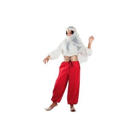 DISFRAZ DE MORA MEDIEVAL ROJO MUJER 