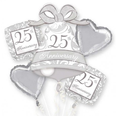 GLOBOS FOIL 25 ANIVERSARIO 