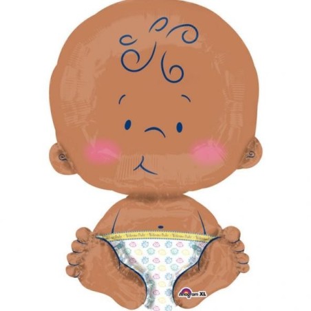 GLOBOS FOIL BEBE MORENITO
