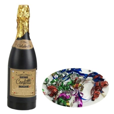 CAÑÓN CONFETI BOTELLA DE CHAMPAGNE 