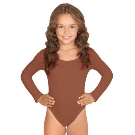 BODY/MAILLOT MANGA LARGA COLOR INFANTIL