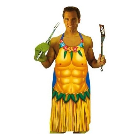 DELANTAL HAWAIANO HOMBRE                          