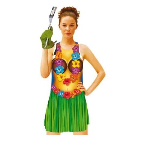 DELANTAL HAWAIANO MUJER                           