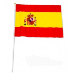 BANDERA DE ESPAÑA CON PALO