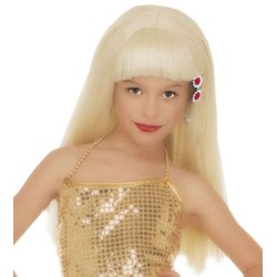 PELUCA LISA INFANTIL CON FLEQUILLO  2