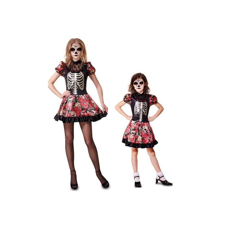 DISFRAZ DE KATRINA DÍA DE LOS MUERTOS NIÑA