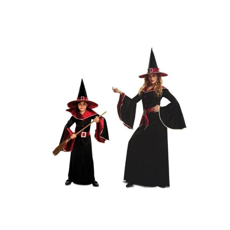 DISFRAZ DE BRUJA GRANATE INFANTIL