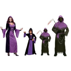 DISFRAZ DE FANTASMA MORADO ADULTO  2