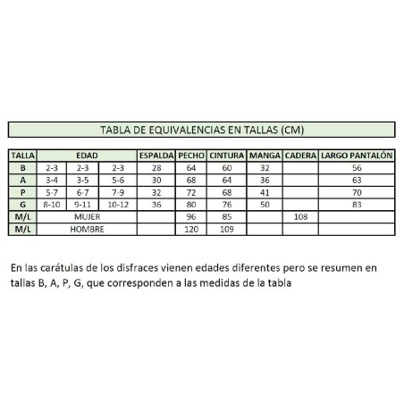 DISFRAZ DE ANIMADORA INFANTIL 