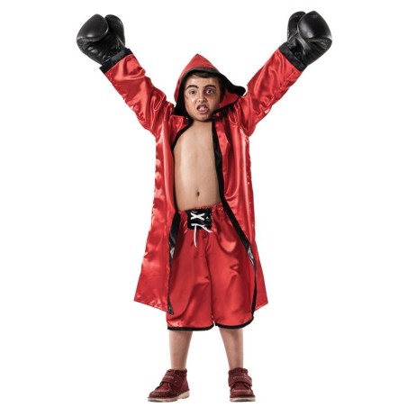 DISFRAZ DE BOXEADOR ROJO INFANTIL
