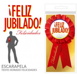 ESCARAPELA "FELIZ JUBILADO"