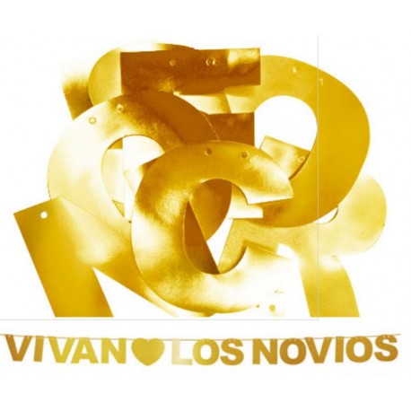 GUIRNALDA "VIVAN LOS NOVIOS"