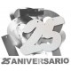 GUIRNALDA "25 ANIVERSARIO" PLATA