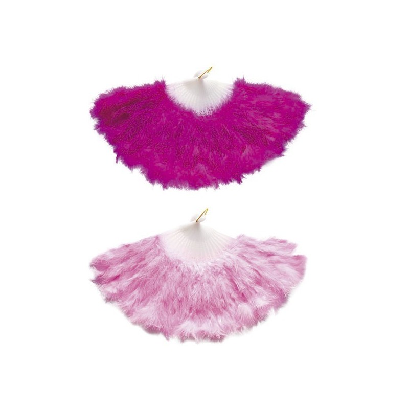 ABANICO CON PLUMAS                                