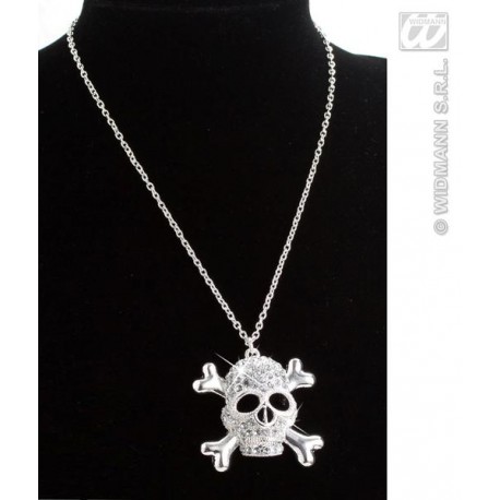 COLLAR CALAVERA STRASS 