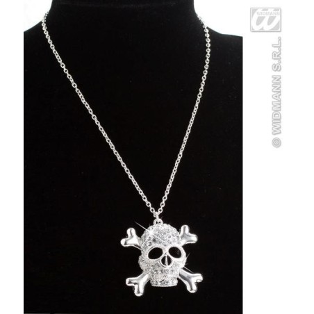 COLLAR CALAVERA STRASS                            