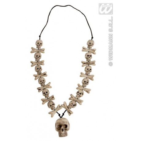 COLLAR CALAVERAS CON HUESOS