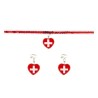 COLLAR Y PENDIENTES ENFERMERA                     