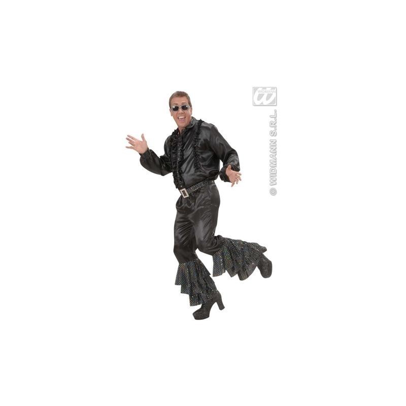 PANTALÓN DE RASO CON VOLANTES Y CINTURÓN COLORES