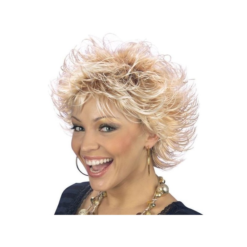 PELUCA EFECTO MOJADO DESPEINADA 