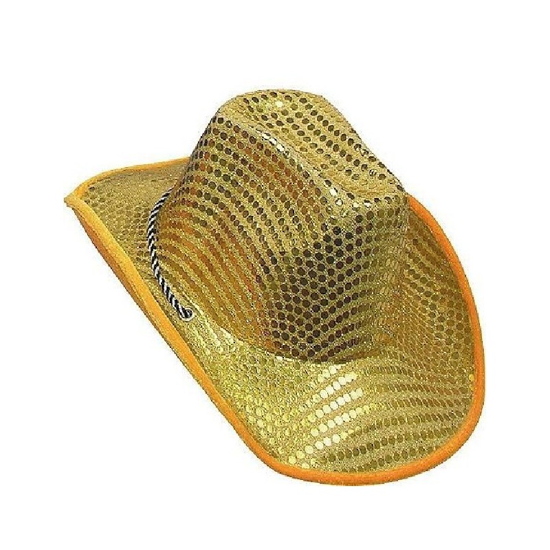 SOMBRERO COWBOY LENTEJUELA            