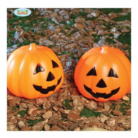 CALABAZA CON LUZ DE 15CM 
