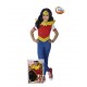 DISFRAZ DE WONDER WOMAN CON PELUCA INFANTIL