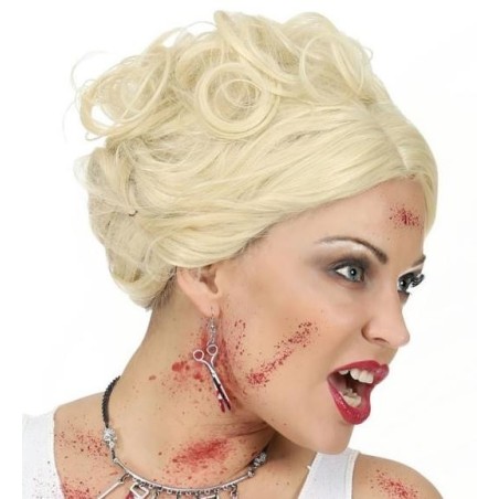 PENDIENTES TIJERAS ENSANGRENTADAS