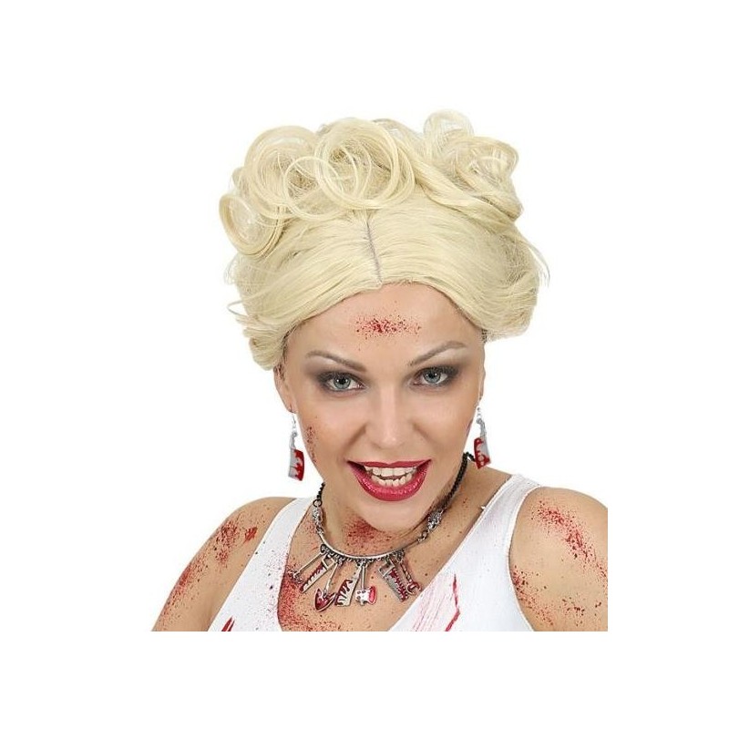 PENDIENTES CUCHILLO CARNICERO ENSANGRENTADO