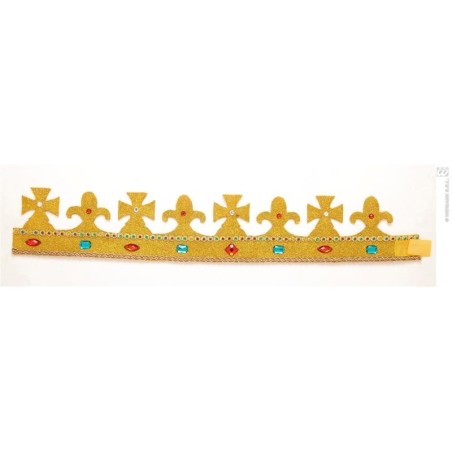CORONA GLITTER REAL CON PIEDRAS                   